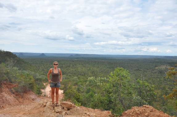 No alto da ladeira nova, no P.N. Nascentes do Parnaíba, no extremo sul do Maranhão
